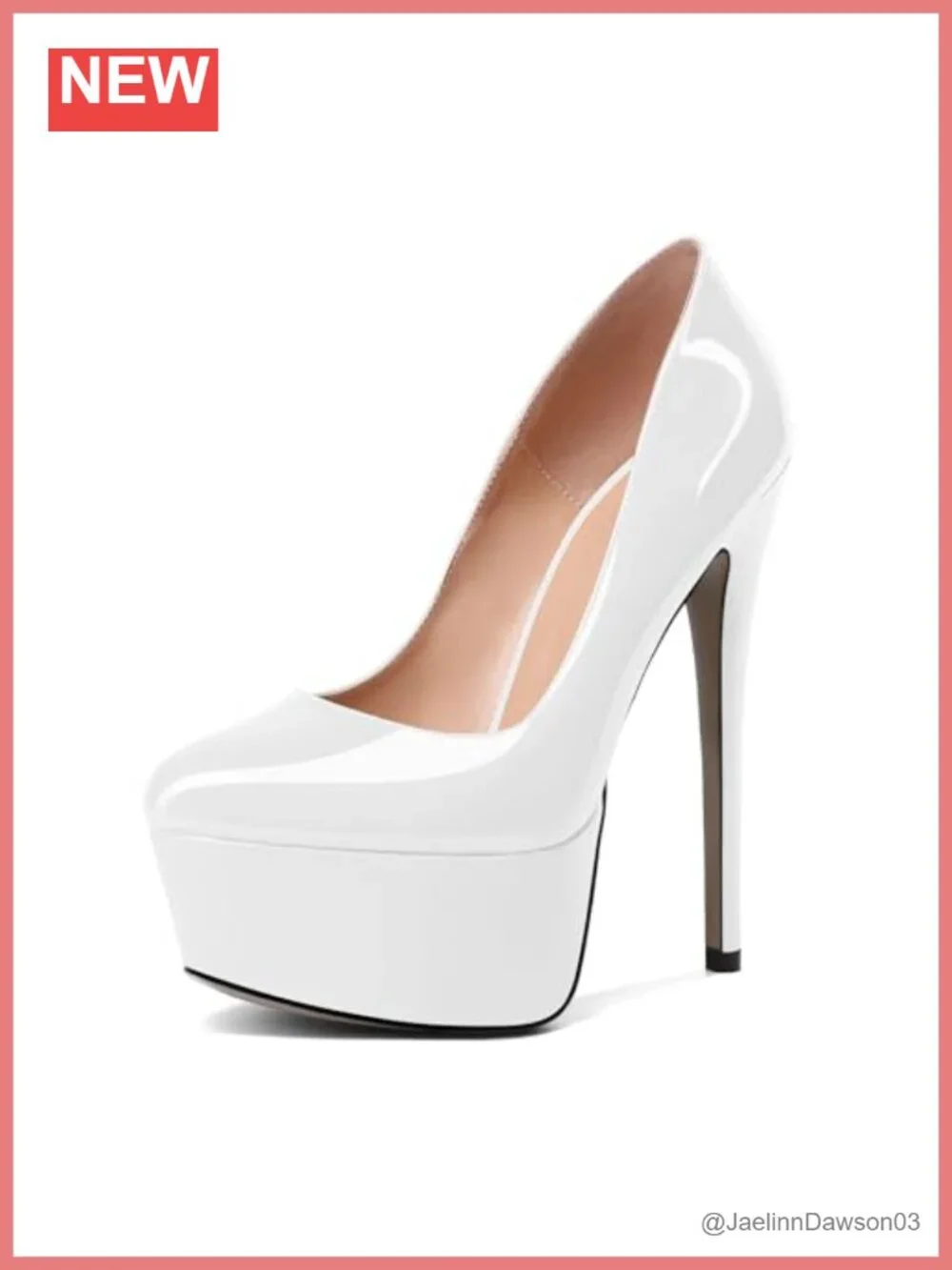 Women's 6 Inch Platform Pumps Stiletto Heels Round Toe Slip On Party Shoes